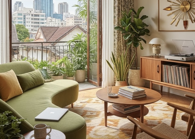 Modern interior living room